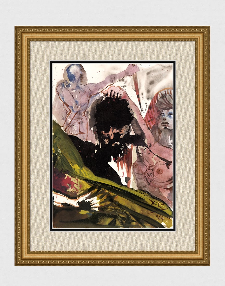 Salvador Dali 1967 Original Biblia Sacra Judith Beheads Holofernes (1 of 4)