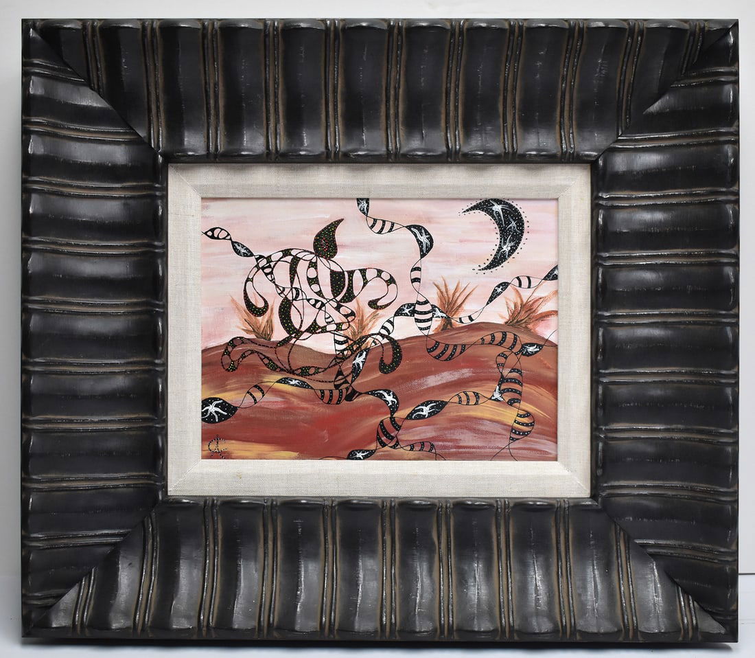 CONSTANTINE Original Abstract Painting " Moonlight" (1 of 4)