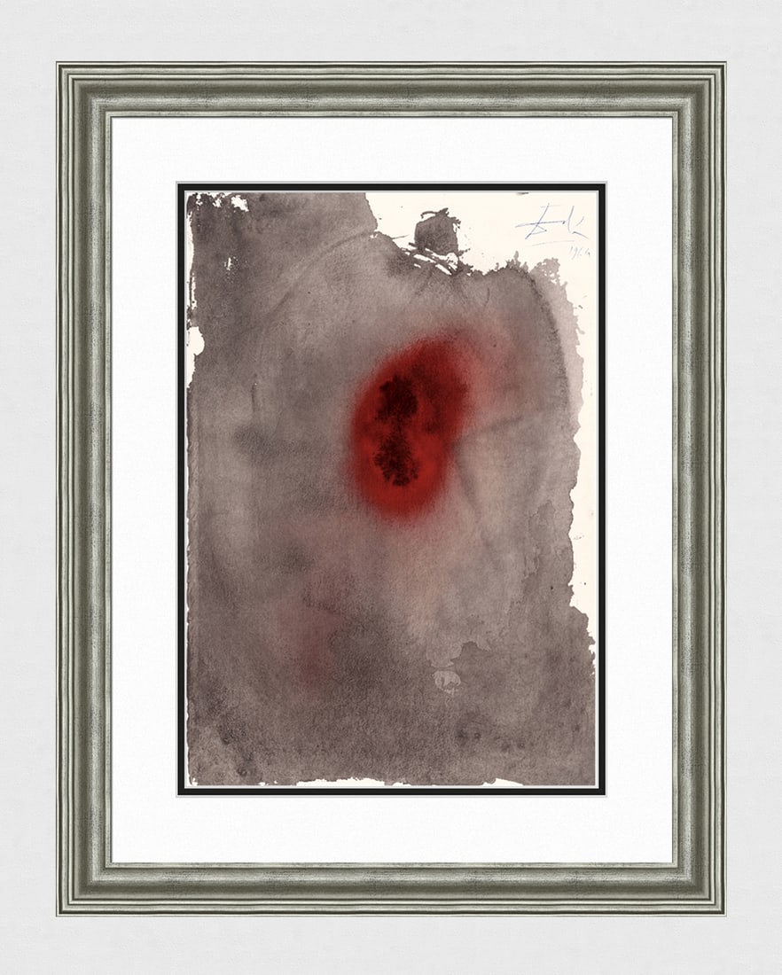 Dali Original 1967 Bilblia Sacra Jesus's Death Framed Lithograph (1 of 4)