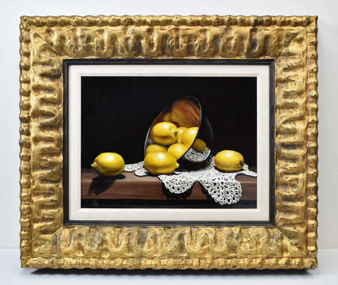 Karen Johnson Royal Lemons Oil Painting (1 of 6)