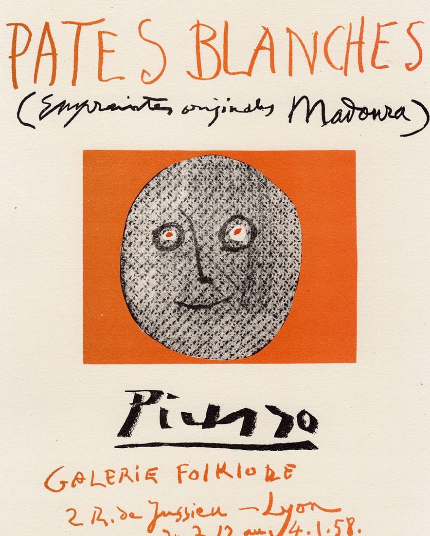 Pablo Picasso Pates Blanches lithograph signed - 3