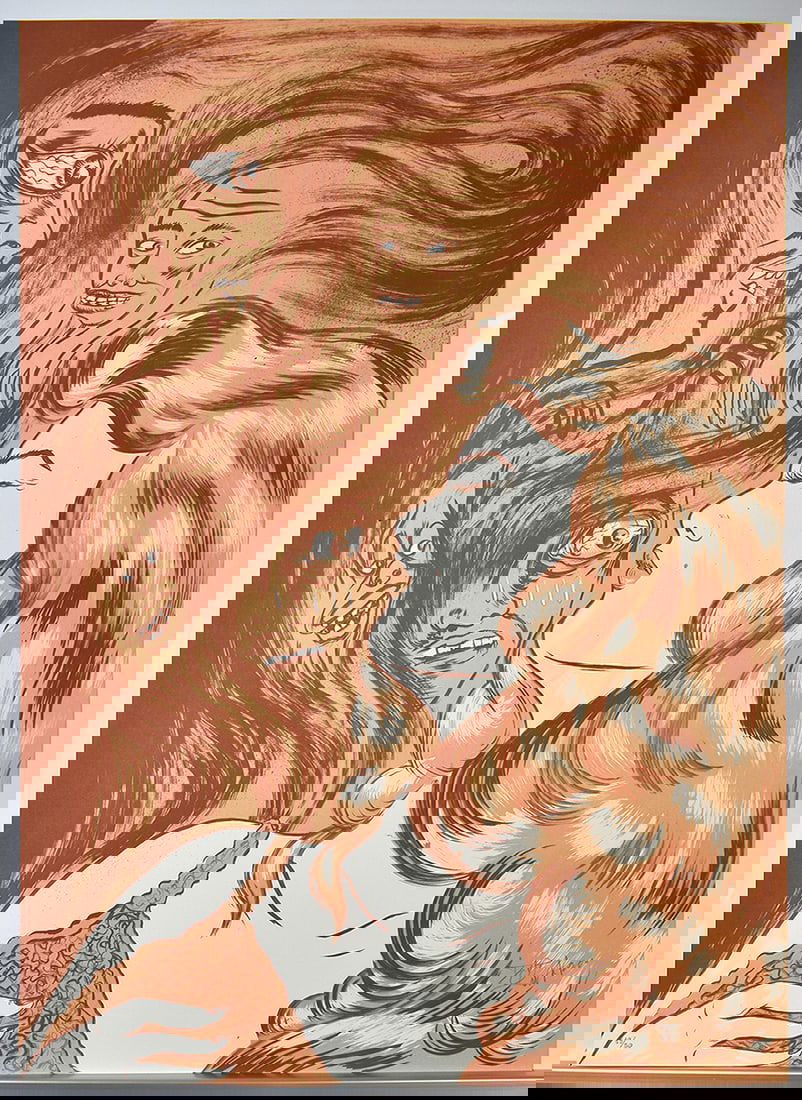 Dr. Lakra Original Color Lithograph Signed and Numbered Ltd. Ed. 50 (1 of 3)