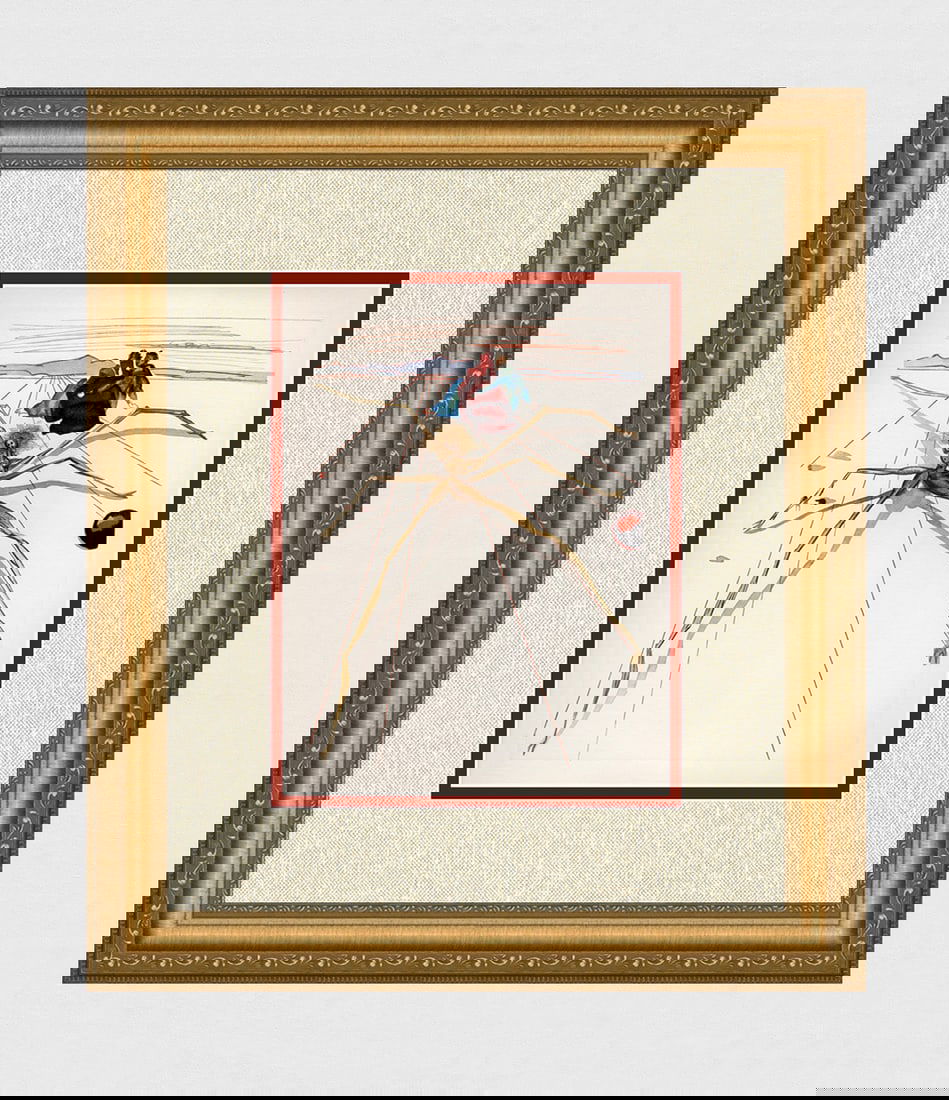 1960 Salvador Dali Terrace Anger Authentic Woodcut (1 of 3)