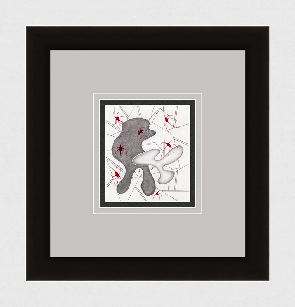 Alexander Constantine Original Drawing Rocket Prism Signed (1 of 3)