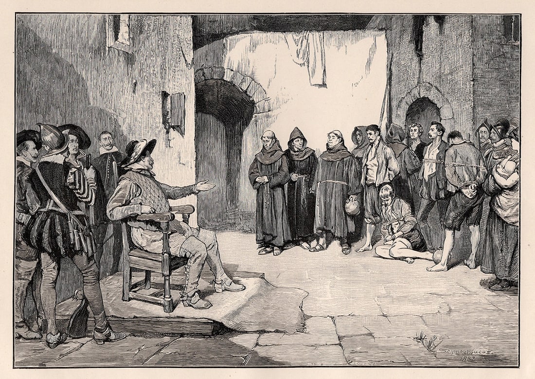 John Seymour Lucas 1800s Antique Print Spoken Like a Soldier FRAMED Signed (1 of 2)