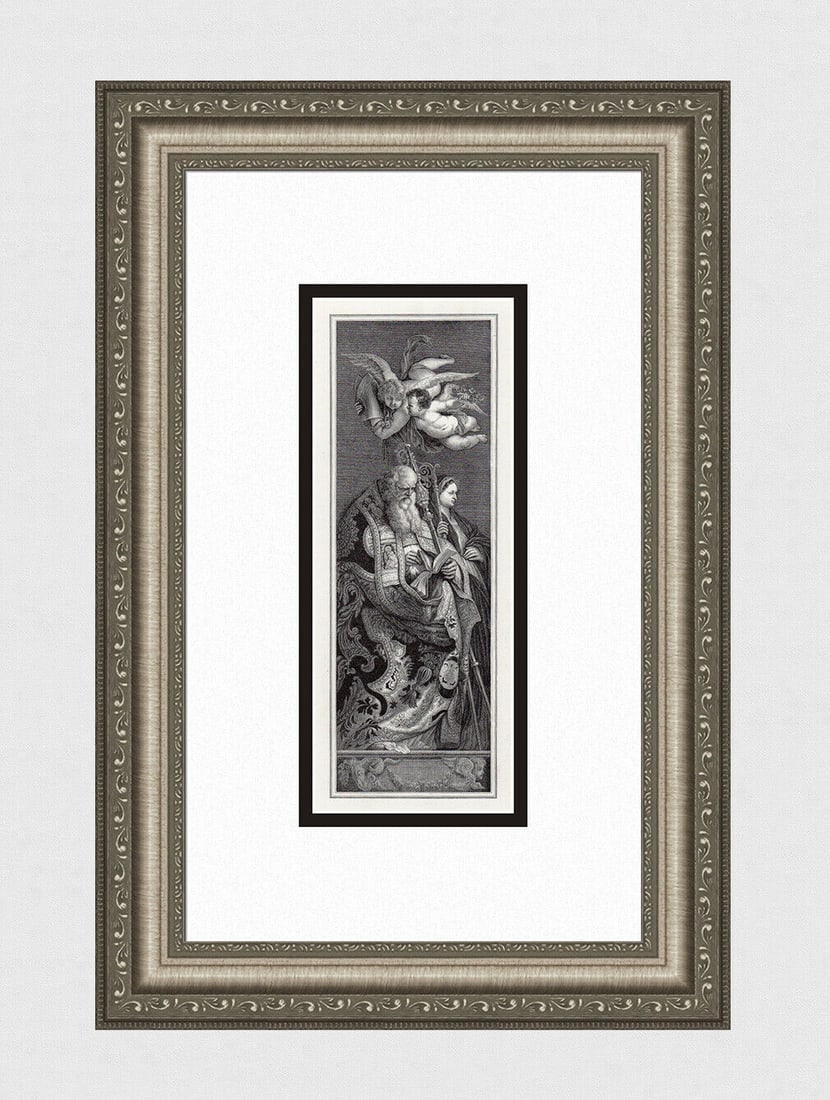 Sir Peter Paul Rubens Ellas 1862 Engraving Signed (1 of 3)