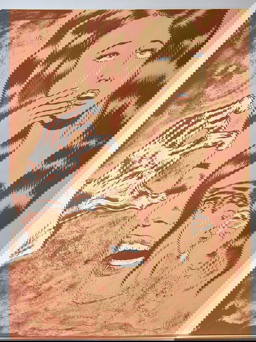 Dr. Lakra Original Color Lithograph Signed and Numbered Ltd. Ed. 50: Dr. Lakra (Jeronimo Lopez Ramirez)(b.1972). Title: Sin Titulo 8. Limited edition color lithograph on Guarro Paper. Hand signed lower right, numbered from an edition of 50 lower left. Year: 2008. Publi