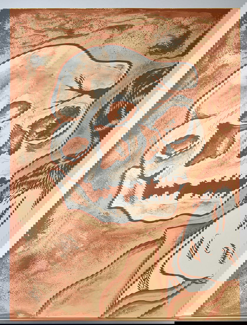 Dr. Lakra Original Color Lithograph Signed and Numbered Ltd. Ed. 50: Dr. Lakra (Jeronimo Lopez Ramirez)(b.1972). Title: Sin Titulo 6. Limited edition color lithograph on Guarro Paper. Hand signed lower right, numbered from an edition of 50 lower left. Year: 2008. Publi