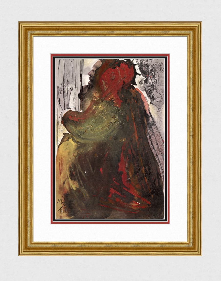 Dali 1967 Original David Grieves Biblia Sacra Framed Lithograph (1 of 4)