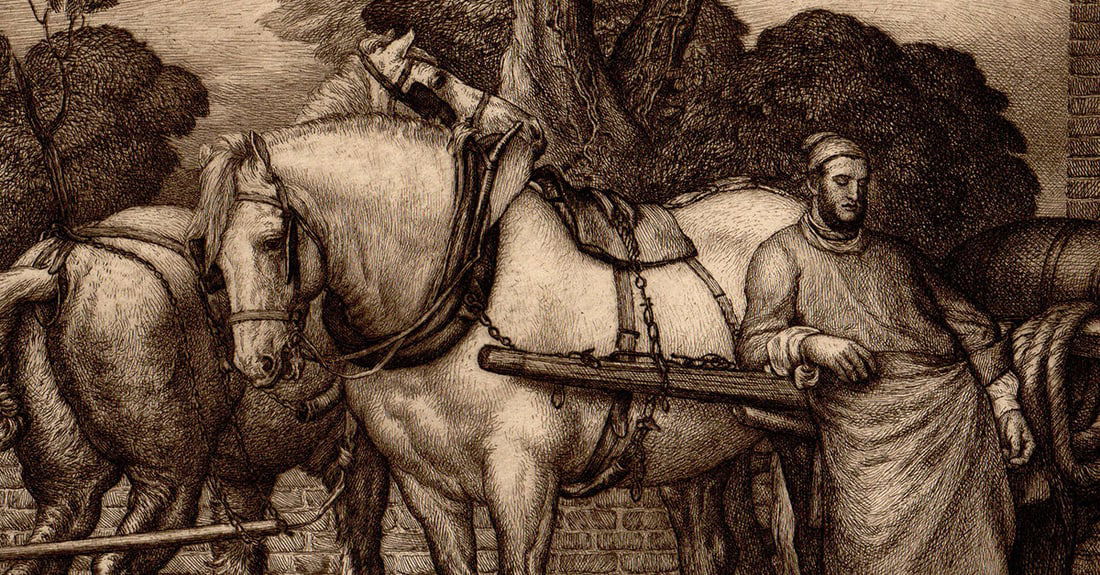 George Frederic Watts Mid-Day Rest Etching - 2