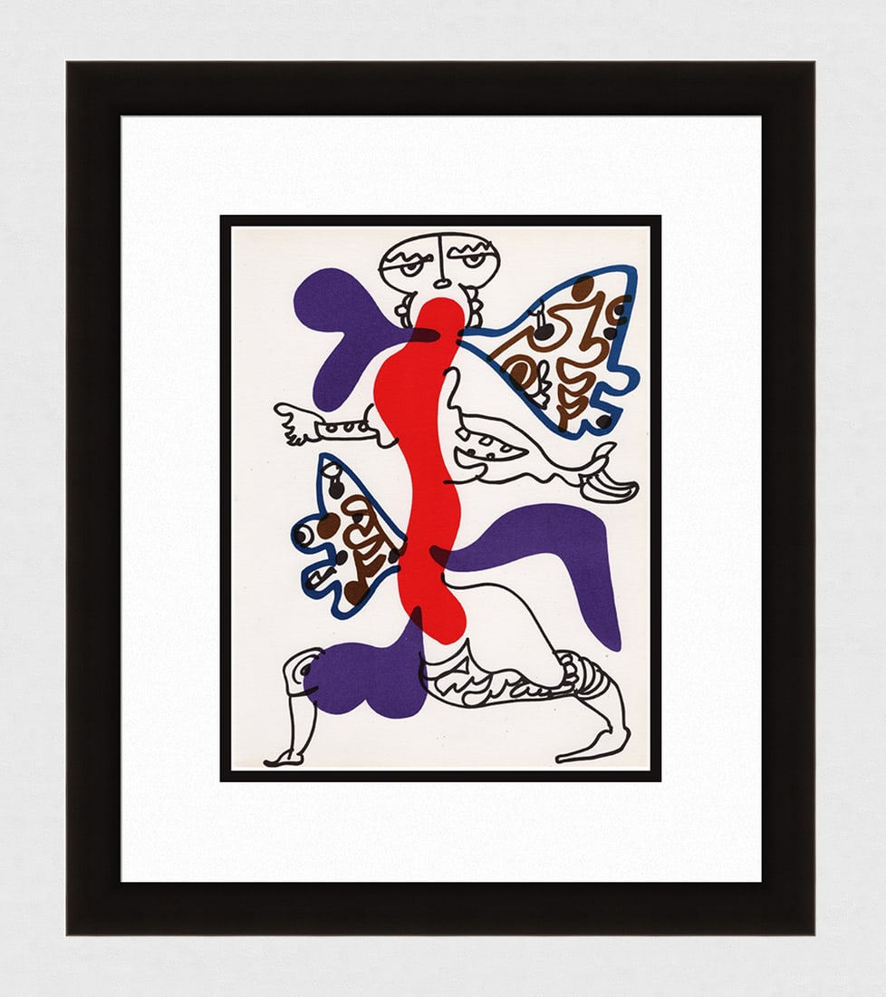 1974 Charles Lapicque Original Lithograph Apocalypse: Charles Lapicque (1898-1988). Apocalypse. Original Color Lithograph on Wove Paper. Year: 1974. Published in Paris by San lazarro. Dimensions: Sheet Size: c. 9 1/4 x 12 3/8 inches.Framed Dimensions: Ap