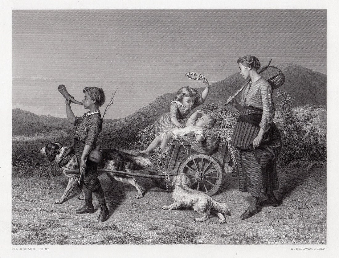 Theodore Gerard A Triumphal Procession 1872 engraving (1 of 3)