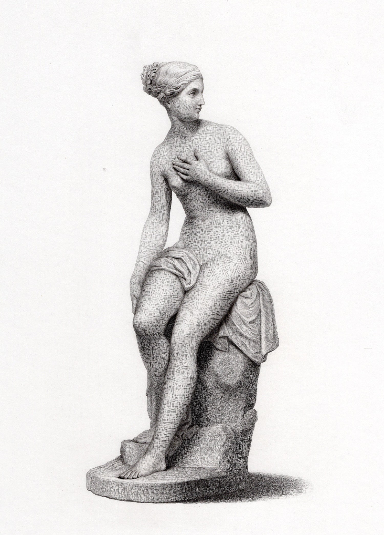 Fascinating Richard James Wyatt 1800s Engraving MUSIDORA Gallery Framed (1 of 2)