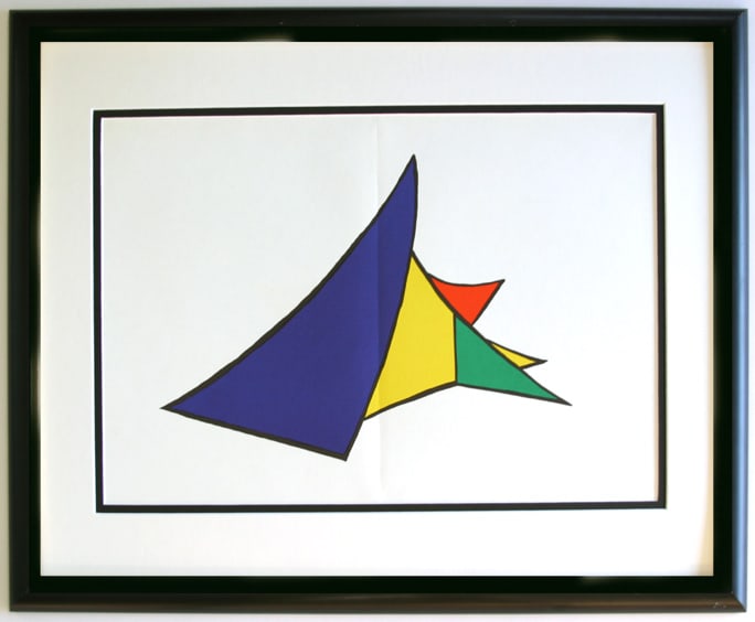 Alexander Calder Lithograph Framed Stabiles (1 of 1)