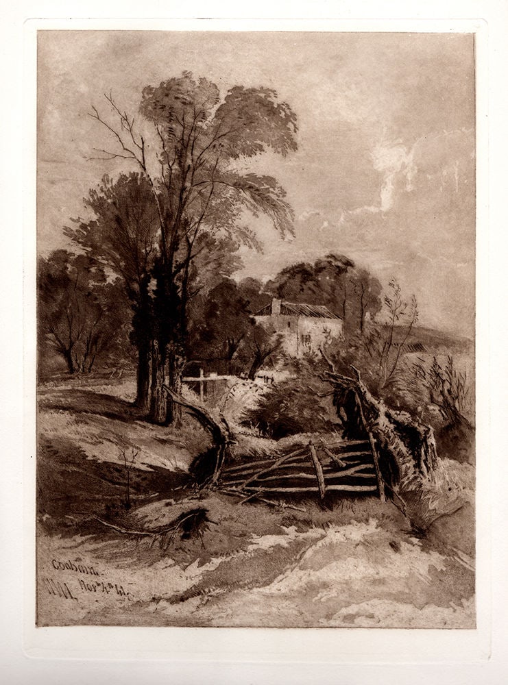 William James Muller Landscape 1886 engraving (1 of 2)