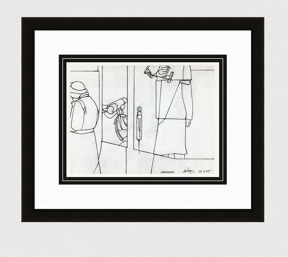 Valerio Adami Sequence (Sequenza) 1975 Print Signed (1 of 3)