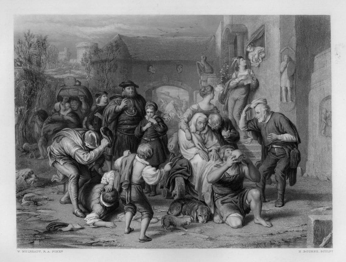 1800s MULREADY Shakespeare Engraving AS YOU LIKE IT Framed Signed (1 of 3)