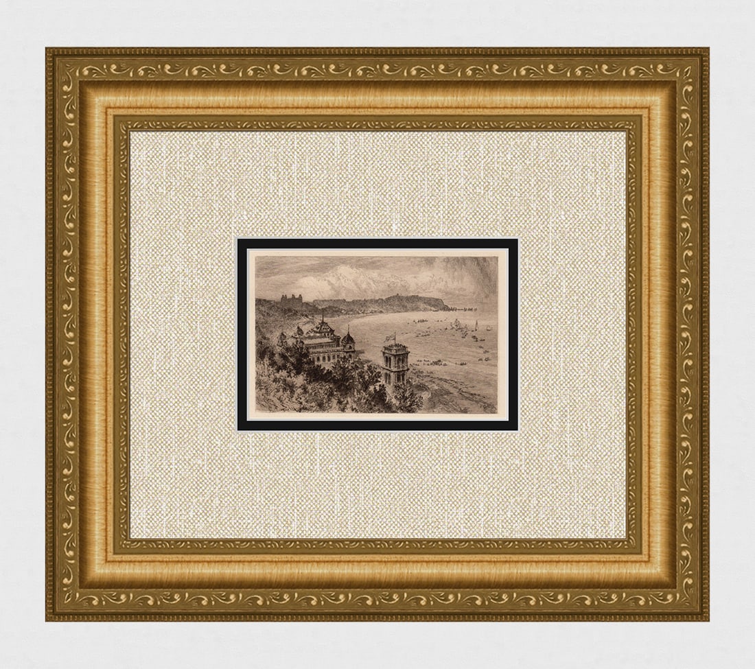 Alfred Dawson Scarborough etching signed (1 of 3)