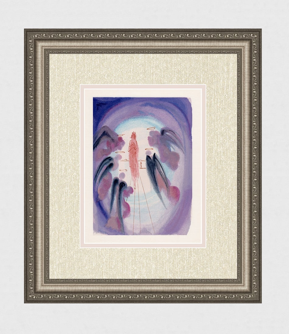 1960 Salvador Dali Joy Blessed Authentic Woodcut (1 of 3)