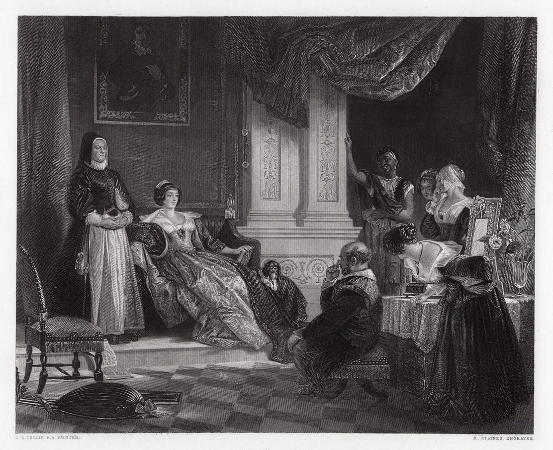 1849 Charles Robert Leslie Sancho Panza in the Apartment of the Duchess / The Adventures of Don (1 of 3)
