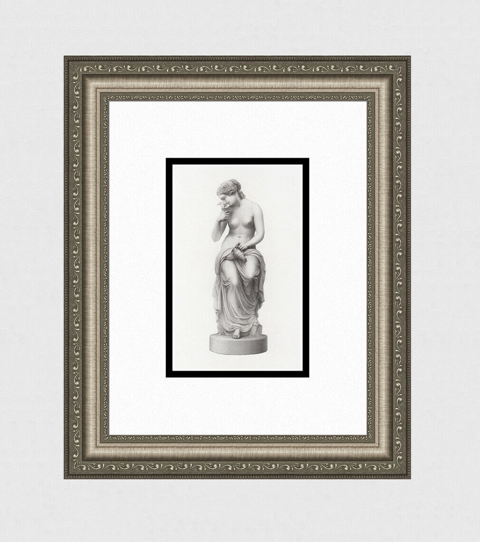 Joseph Germain or Jozef Geefs The Faithful Messenger 1852 Engraving (1 of 3)