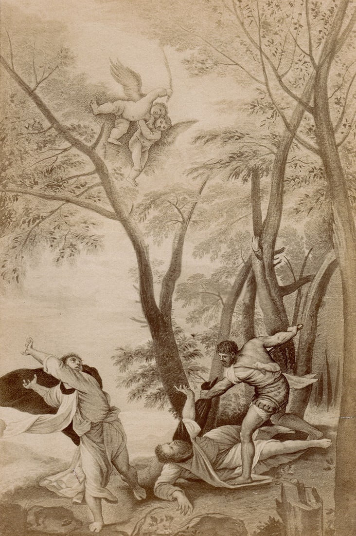Titian Death of Peter the Martyr 1870 Antique autotype (1 of 2)