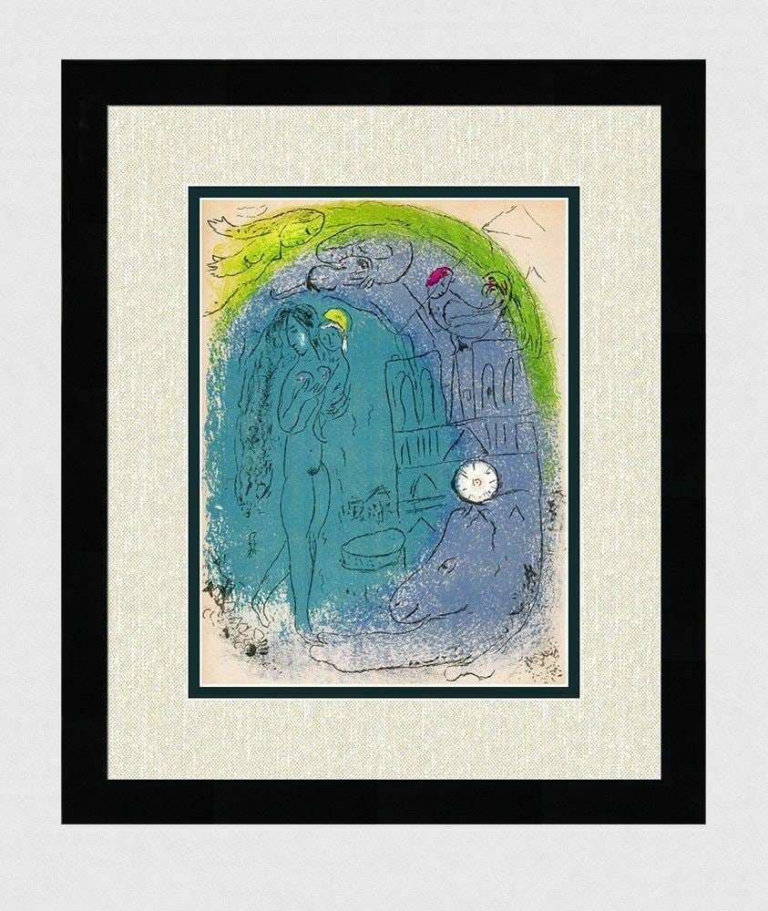 MARC CHAGALL Original 1952 M82 Lithograph "Mother & Child" (1 of 4)