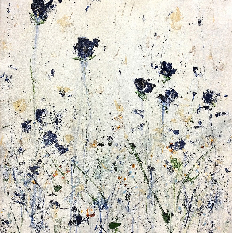 Jodi Maas Original Painting Daring Observer 24 x 24 inches (1 of 3)