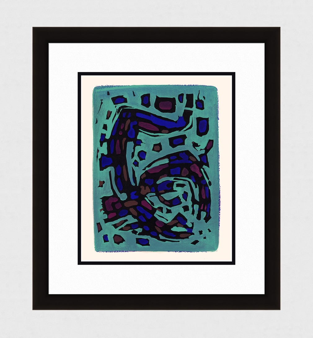 1958 Alfred Mannesier Les Cantiques Spirituels Lithograph Ecstasy (1 of 4)