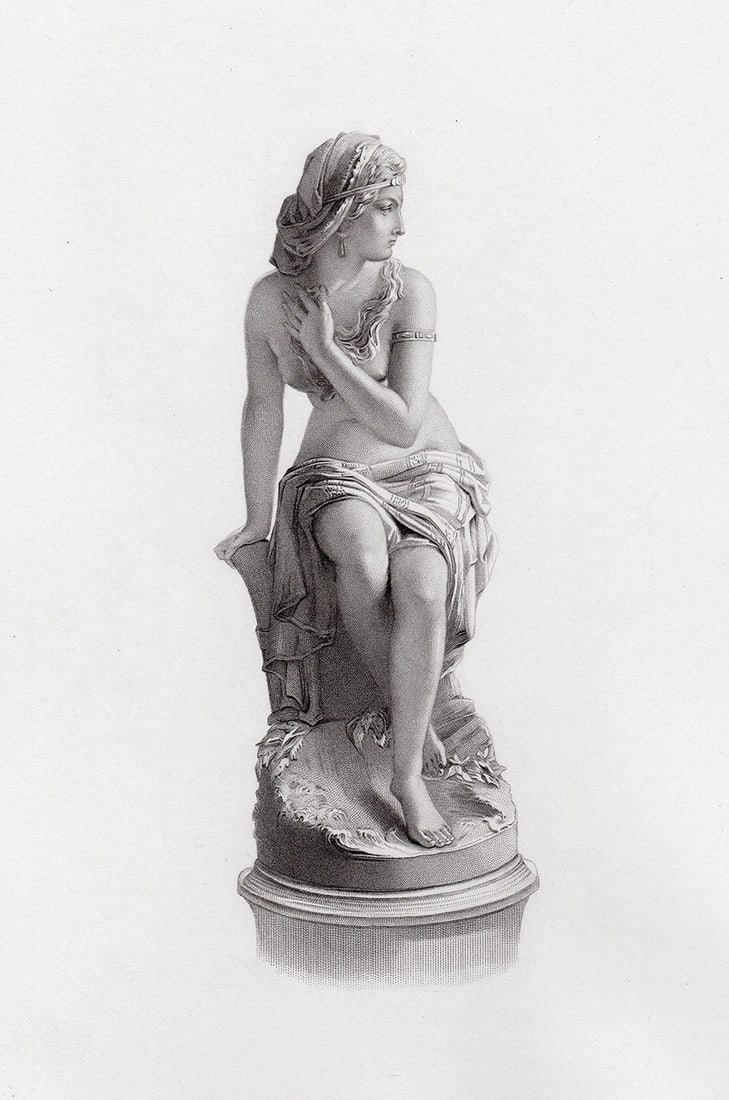 Giovanni Battista Lombardi Susannah 1875 engraving (1 of 2)