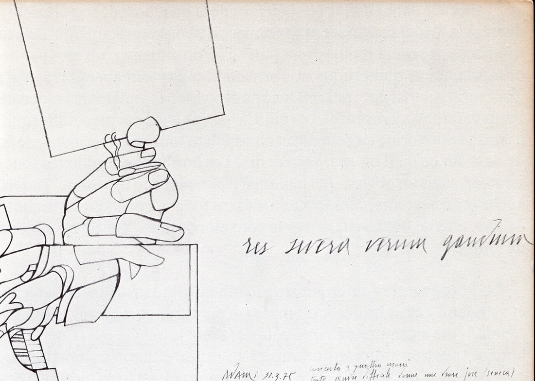 Valerio Adami Memories 1975 Print Signed (1 of 2)