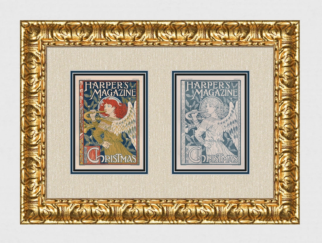 1897 Eugene Grasset Harpers Magazine one of 25 on Japon with proof (1 of 9)