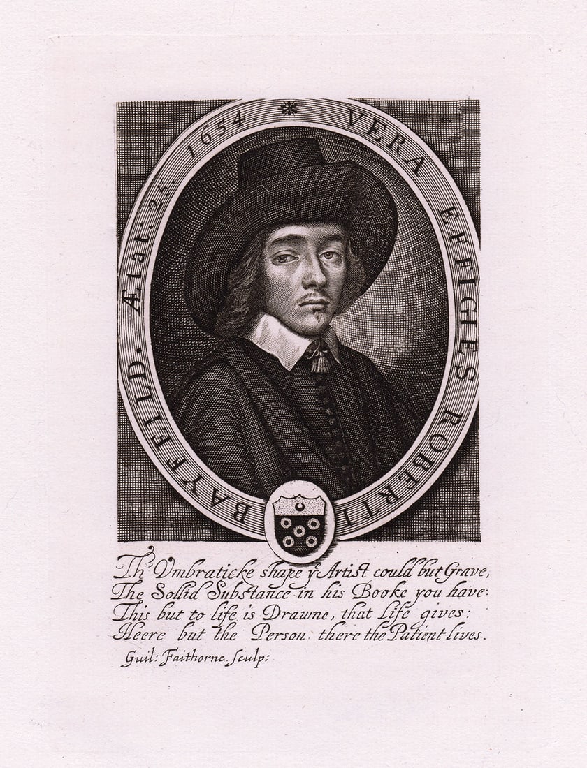 William Faithorne Vera Effigies Roberti Bayfeild 1880 Durand engraving: William Faithorne. (English, 1616-1691). Vera Effigies Roberti Bayfeild. Antique Engraving on laid paper after the original by master engraver Amand Durand (1831-1905). 1880. Excellent. Image Size 4 5