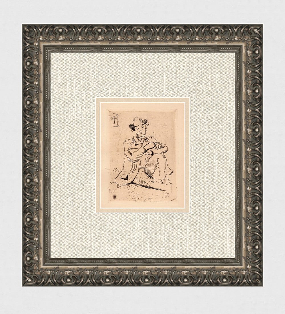 Paul Cezanne 1906 Etching Guillaumin Hanged Man (1 of 3)