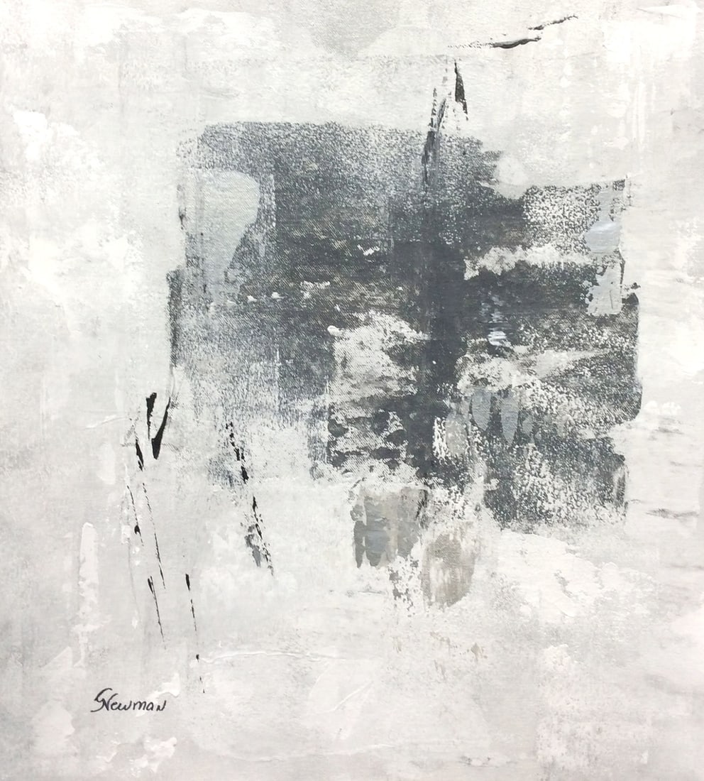 Gudrun Newman Wink Wink I Original Painting 14 x 16 inches (1 of 2)