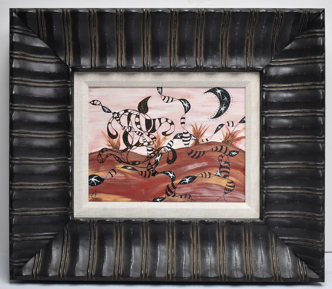 CONSTANTINE Original Abstract Painting " Moonlight" (1 of 4)