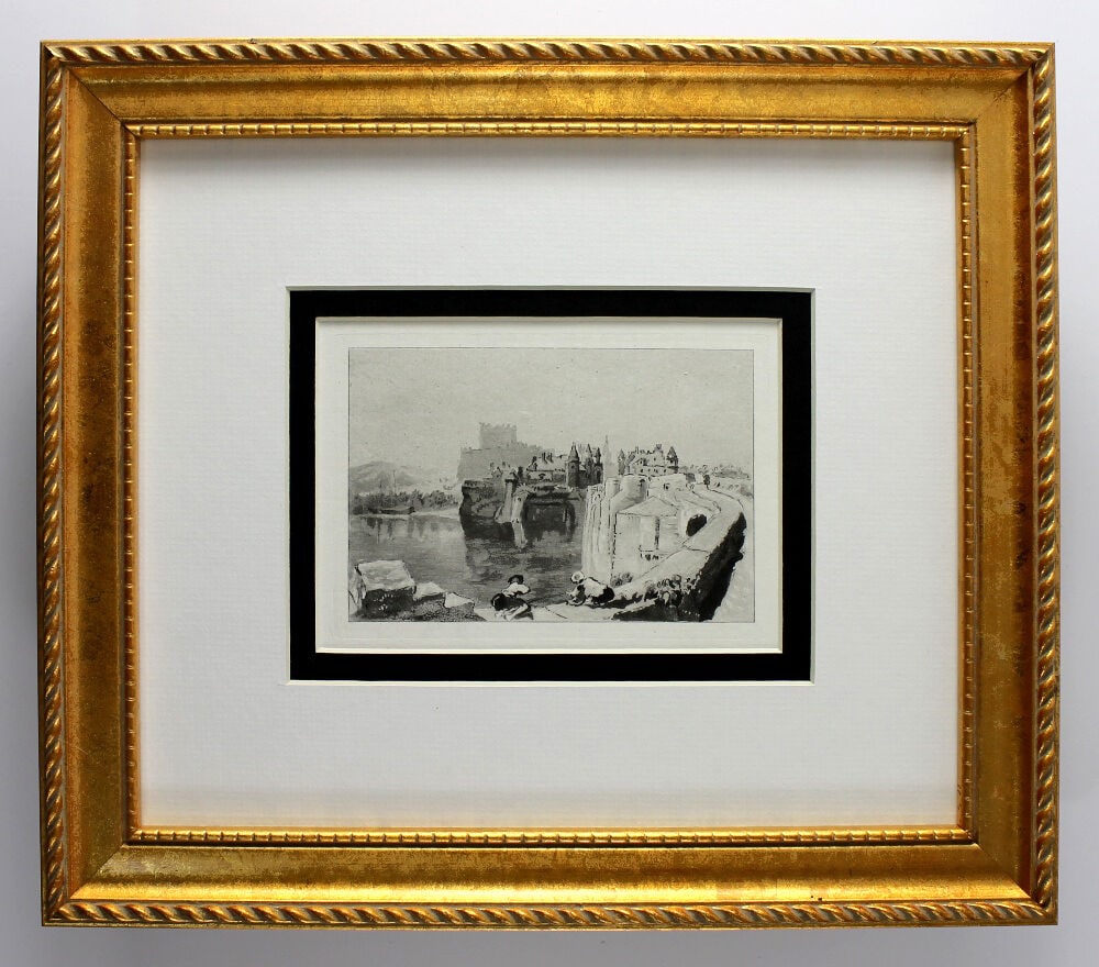 Joseph Mallord William Turner City on the Ruins of France 1876 etching (1 of 3)