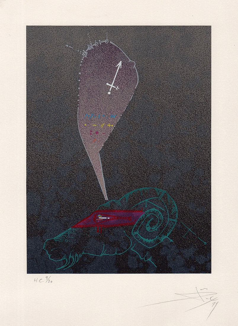 Joan Ponc 1979 Lithograph Poligrafa XV Anys Signed Numbered: Joan Ponc (1927-1984). Poligrafa XV Anys. Original Color Lithograph on Arches Paper. Edition: One of 30 H.C. (there were also 100 numbered in arabic and 15 numbered E.A.). Year: 1979. Hand Signed and 