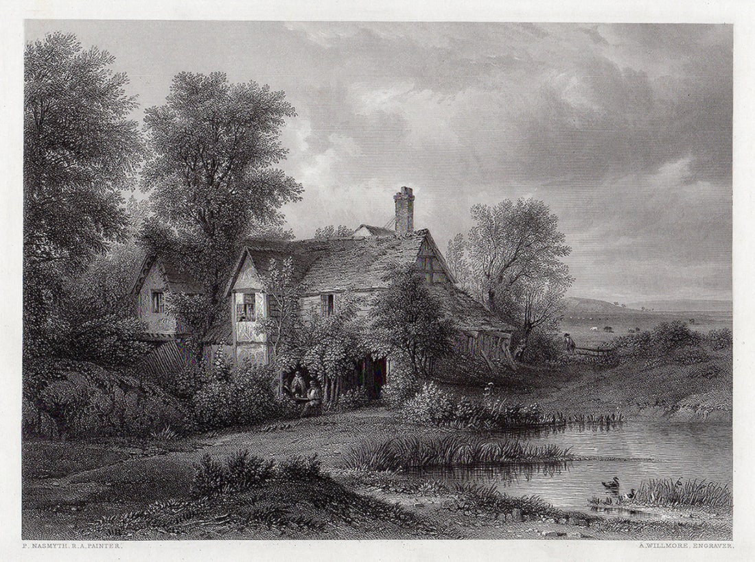 Patrick Nasmyth In Old Hyde Park 1853 engraving (1 of 3)