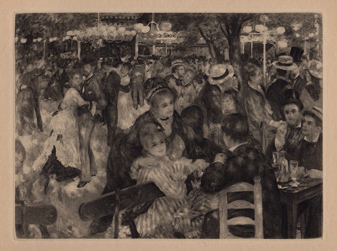 1919 RENOIR Limited Engraving Ball at the Moulin de la Galette LIMITED Edition Framed (1 of 2)