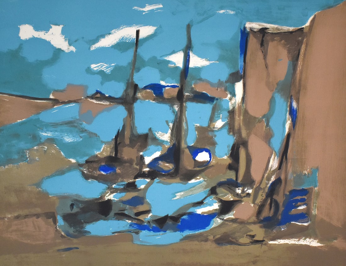 Marcel Mouly Hand signed Lithograph Amsterdam - 3