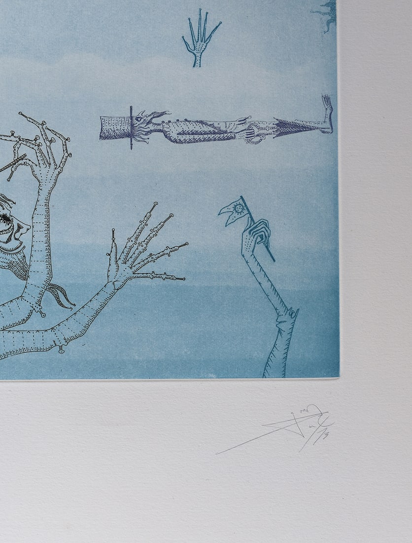 Joan Ponc 1973 Etching Mar Interior Signed Numbered - 4