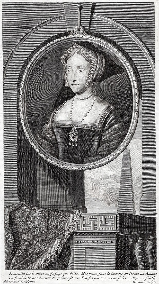 Adriaen van der Werff 1697 Engraving Jane Seymour Framed (1 of 3)