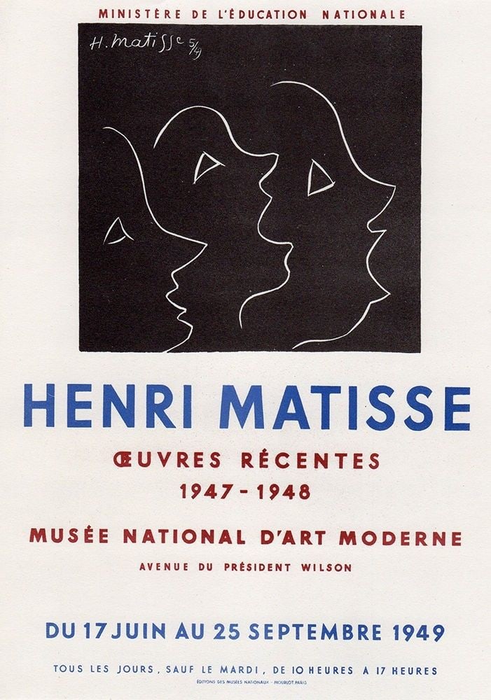 Henri Matisse Ceuvres Recentes lithograph signed - 2