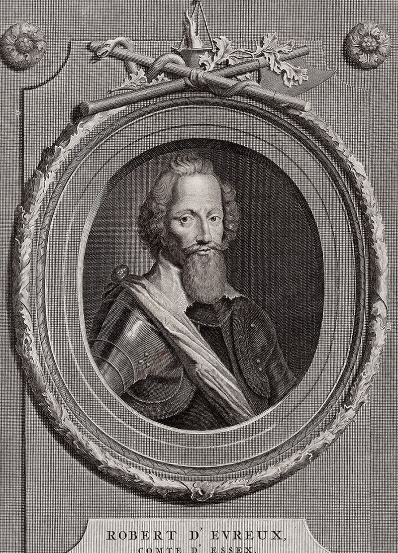 Adriaen van der Werff 1697 Engraving Robert Devreaux Framed - 2