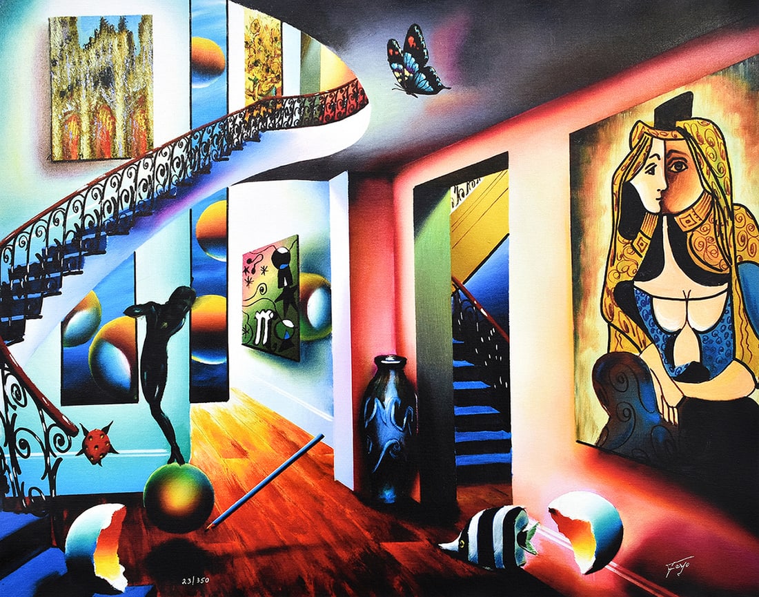 FerjoGiclee on Canvas Passageway to Masters Signed Numbered (1 of 3)