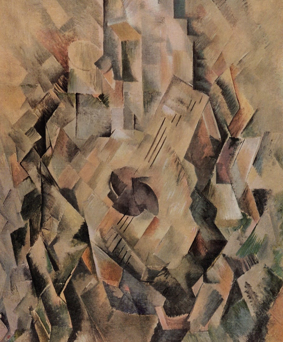 Georges BRAQUE 1956 Vintage Color Print La Mandore Gallery Framed (1 of 3)