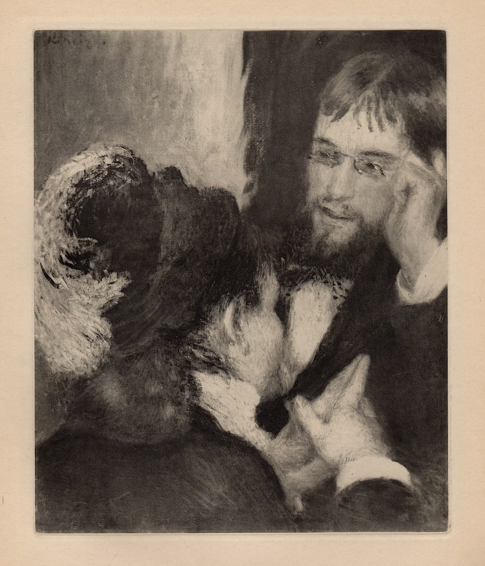 1919 RENOIR SIGNED Limited Engraving "La Conversation" FRAMED (1 of 3)
