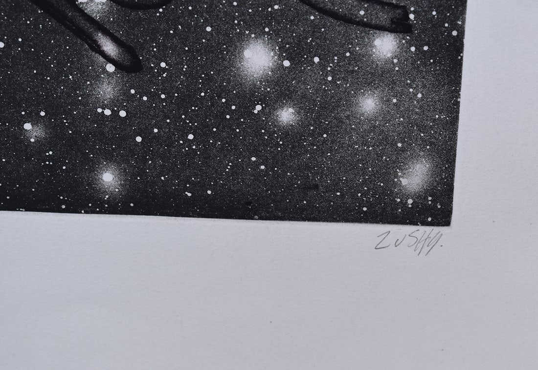 Zush Evru 1982 Etching Kaisu Evrod Signed Numbered - 4