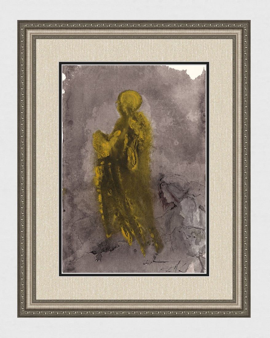 Salvador Dali Mary at the Tomb 1967 Original Lithograph Framed: Salvador Dali. "Una autem sabbati, Maria Magdalene venit mane, cum adhuc tenebrae essent, ad monumentum (Then on the first day of the week cometh Mary Magdalene early, when it was yet dark, unto the s